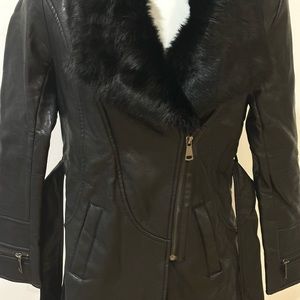 Beautiful coat with real fur